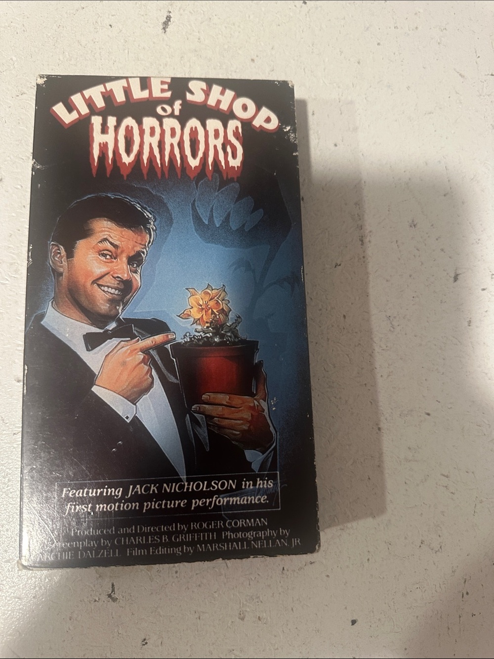Little Shop of Horrors VHS Tape - Black
